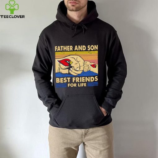 Arizona Cardinals father and son best friends for life logo Vintage hoodie, sweater, longsleeve, shirt v-neck, t-shirt