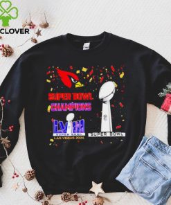 Arizona Cardinals football Super Bowl Champions Las Vegas 2024 logo shirt