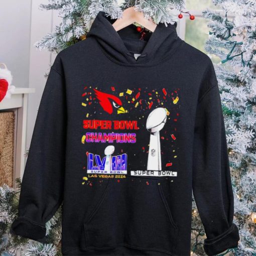 Arizona Cardinals football Super Bowl Champions Las Vegas 2024 logo hoodie, sweater, longsleeve, shirt v-neck, t-shirt