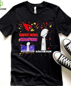 Arizona Cardinals football Super Bowl Champions Las Vegas 2024 logo hoodie, sweater, longsleeve, shirt v-neck, t-shirt