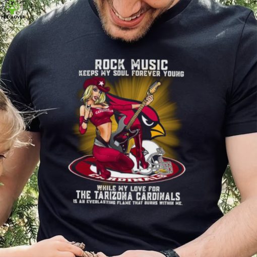 Arizona Cardinals rock music keep my soul forever young hoodie, sweater, longsleeve, shirt v-neck, t-shirt