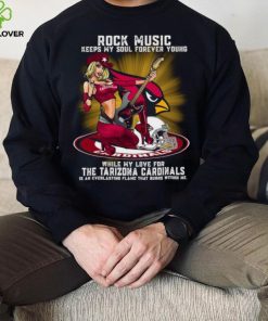 Arizona Cardinals rock music keep my soul forever young hoodie, sweater, longsleeve, shirt v-neck, t-shirt