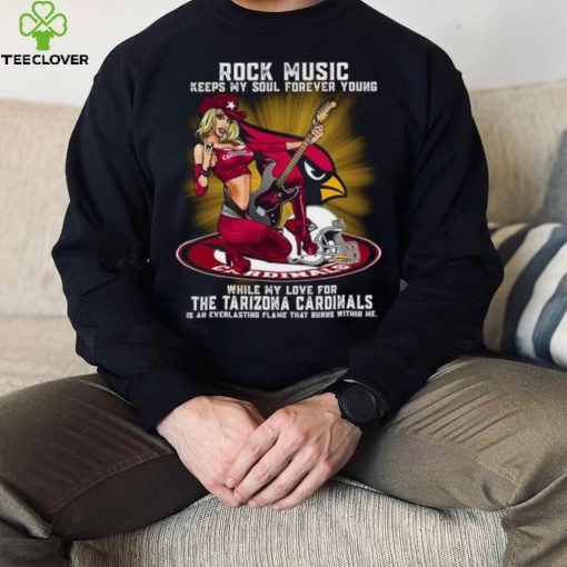 Arizona Cardinals rock music keep my soul forever young hoodie, sweater, longsleeve, shirt v-neck, t-shirt