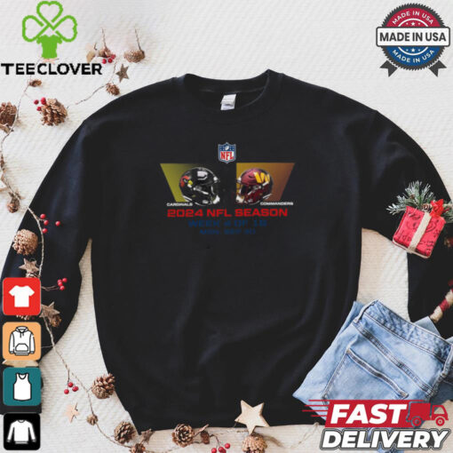 Arizona Cardinals vs Washington Commanders NFL season week 4 2024 shirt