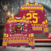 Houston Astros x Grinch Dr. Seuss How the Grinch Stole Christmas MLB with World Series Trophy Ugly Christmas Sweater Red