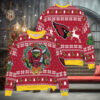 Milwaukee Brewers x Grinch Dr. Seuss How the Grinch Stole Christmas MLB with World Series Trophy Ugly Christmas Sweater Red