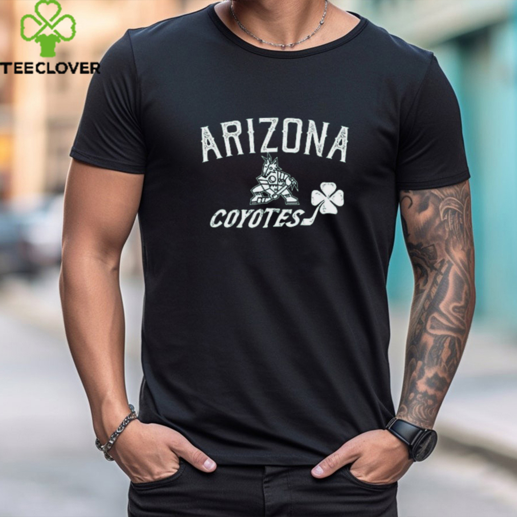 Arizona Coyotes Levelwear St. Patrick's Day Richmond Clover T Shirt Arizona Coyotes Levelwear St. Patrick's Day Richmond Clover T Shirt