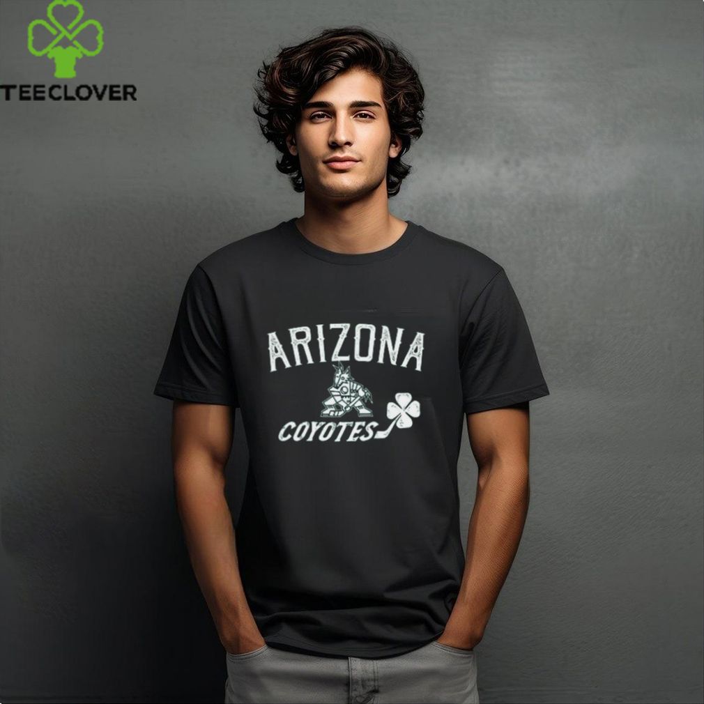 Arizona Coyotes Levelwear St. Patrick's Day Richmond Clover T Shirt Arizona Coyotes Levelwear St. Patrick's Day Richmond Clover T Shirt