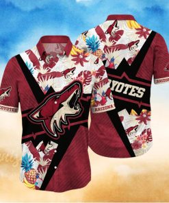 Arizona Coyotes NHL Hawaiian Shirt Ice Cold Drinks Aloha Shirt