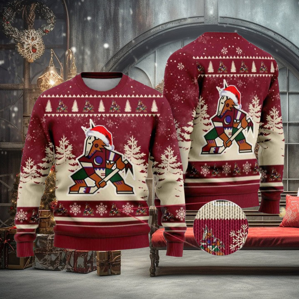 Arizona Coyotes Sweater, NHL Merch, Christmas Vacation Gift Idea Arizona Coyotes Sweater, NHL Merch, Christmas Vacation Gift Idea