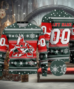 Arizona Coyotes Sweater, Personalized NHL Xmas Apparel for Funny Gifts