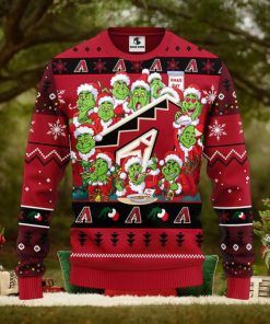 Arizona Diamondbacks 12 Grinch Xmas Day Christmas Ugly Sweater