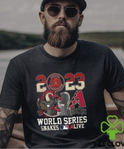 Arizona Diamondbacks 2023 d backs World Series snakes alive mascot shirt