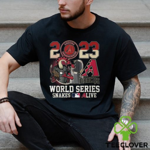 Arizona Diamondbacks 2023 d backs World Series snakes alive mascot shirt