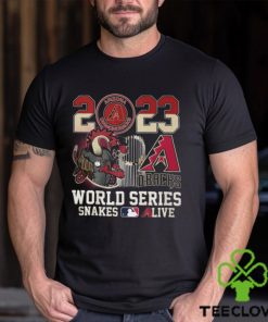 Arizona Diamondbacks 2023 d backs World Series snakes alive mascot shirt