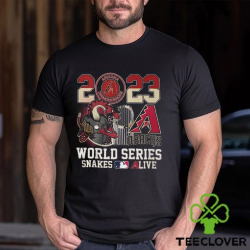 Arizona Diamondbacks 2023 d backs World Series snakes alive mascot shirt