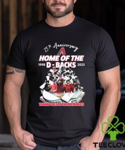Arizona Diamondbacks 25th Anniversary Home Of The D Backs 1998 2023 Memories Shirt