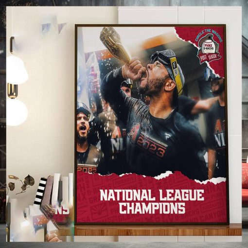 Arizona Diamondbacks Are Champs 2023 National League Champions Home Decor Poster Canvas