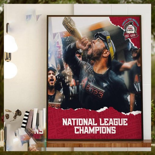 Arizona Diamondbacks Are Champs 2023 National League Champions Home Decor Poster Canvas