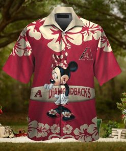 Arizona Diamondbacks Design Hawaiian Tropical Short Sleeve Elegance Shirt