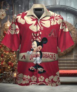 Arizona Diamondbacks Design Hawaiian Tropical Short Sleeve Elegance Shirt