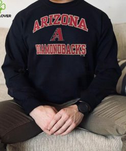Arizona Diamondbacks Fanatics Branded Black Heart & Soul T Shirt