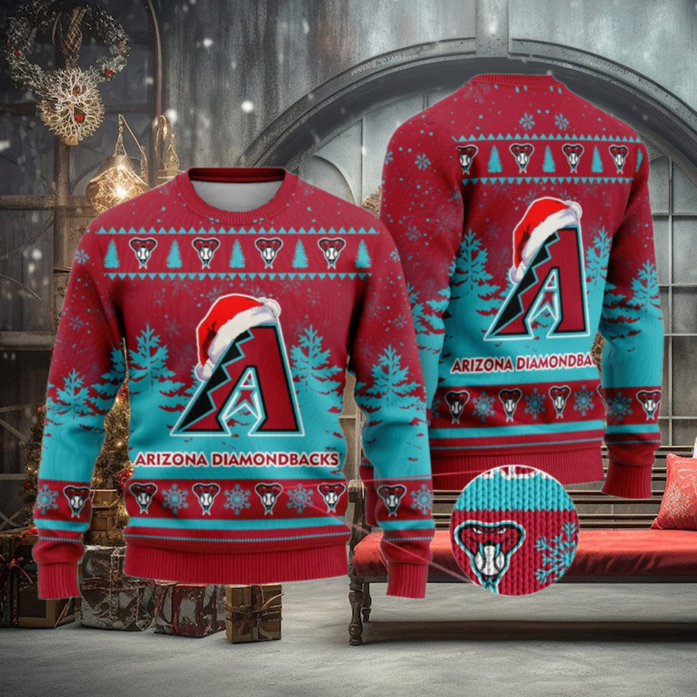 Arizona Diamondbacks Funny Christmas Ugly Sweater Arizona Diamondbacks Funny Christmas Ugly Sweater