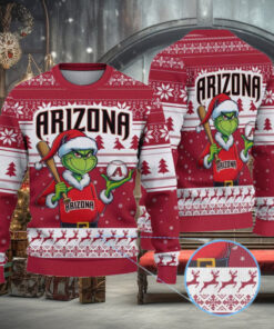 Arizona Diamondbacks Funny Grinch Christmas Sweater