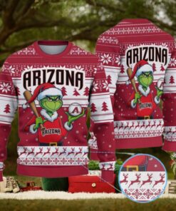 Arizona Diamondbacks Funny Grinch Christmas Sweater