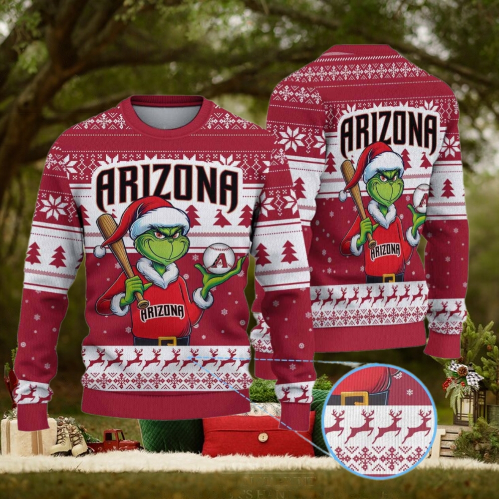 Arizona Diamondbacks Funny Grinch Christmas Sweater Arizona Diamondbacks Funny Grinch Christmas Sweater