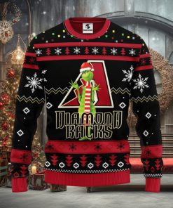 Arizona Diamondbacks Funny Grinch Christmas Ugly Sweater