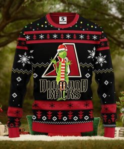 Arizona Diamondbacks Funny Grinch Christmas Ugly Sweater