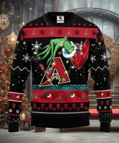 Arizona Diamondbacks Grinch Christmas Ugly Sweater