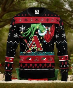 Arizona Diamondbacks Grinch Christmas Ugly Sweater