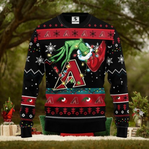 Arizona Diamondbacks Grinch Christmas Ugly Sweater