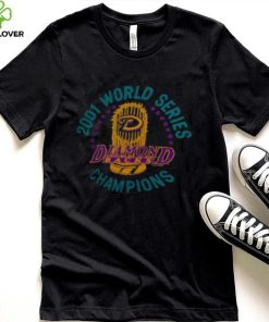 Arizona Diamondbacks Homage Heather Charcoal 2001 World Series Champions Tri Blend T Shirt
