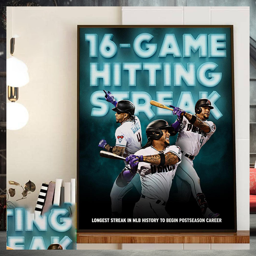 Arizona Diamondbacks Ketel Marte 16 Game Hitting Streak Home Decor Poster Canvas Arizona Diamondbacks Ketel Marte 16 Game Hitting Streak Home Decor Poster Canvas