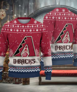 Arizona Diamondbacks Logo Christmas Wool Sweater
