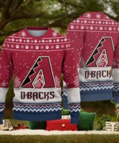 Arizona Diamondbacks Logo Christmas Wool Sweater