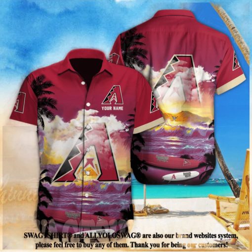 Arizona Diamondbacks MLB Custom Full Printing Unisex Hawaiian Shirt