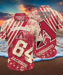 Arizona Diamondbacks MLB Custom Number And Name Island 3D Hawaiian Shirt For Men Women