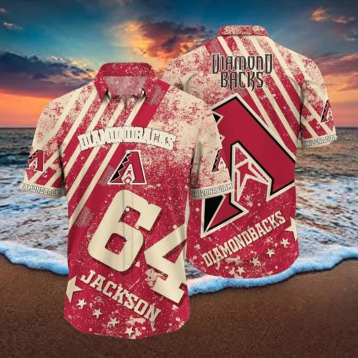 Arizona Diamondbacks MLB Custom Number And Name Island 3D Hawaiian Shirt For Men Women