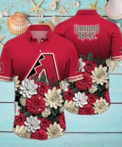 Arizona Diamondbacks MLB Flower Hawaii Shirt And Tshirt For Fans