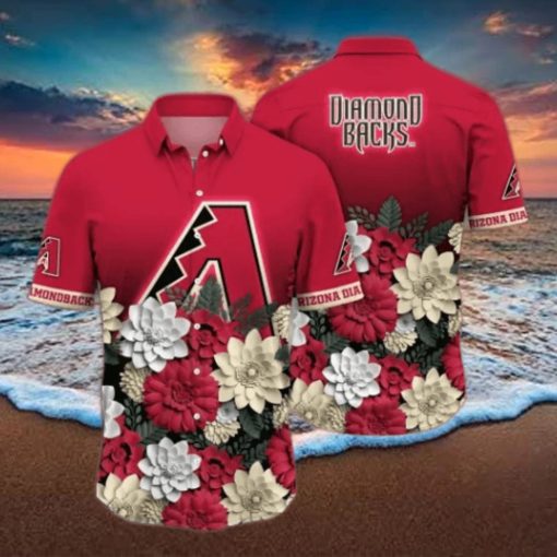 Arizona Diamondbacks MLB Flower Hawaii Shirt And Thoodie, sweater, longsleeve, shirt v-neck, t-shirt For Fans