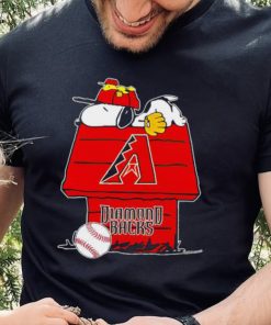 Arizona Diamondbacks Snoopy And Woodstock The Peanuts Baseball shirt