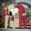 Arizona Diamondbacks Snoopy Christmas Lights Ugly Sweater