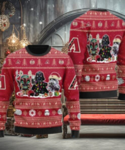 Arizona Diamondbacks Star Wars Characters Ugly Christmas Sweater