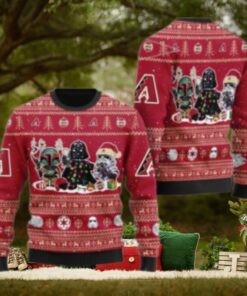 Arizona Diamondbacks Star Wars Characters Ugly Christmas Sweater