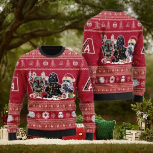 Arizona Diamondbacks Star Wars Characters Ugly Christmas Sweater