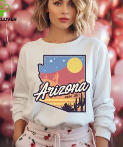 Arizona Map Est. 1912 WHT Shirt